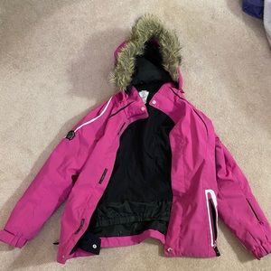Pink winter jacket